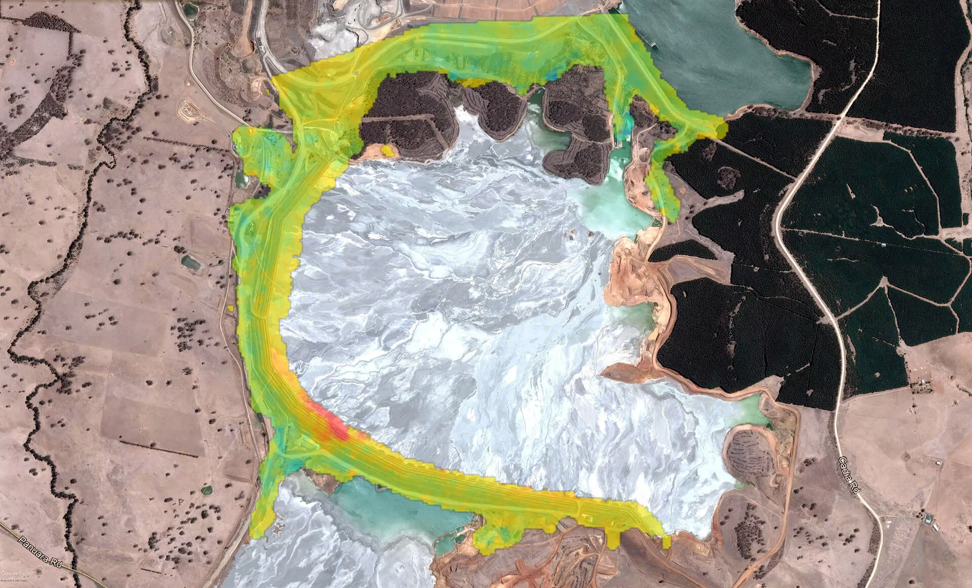 LIDAR satellite imagery